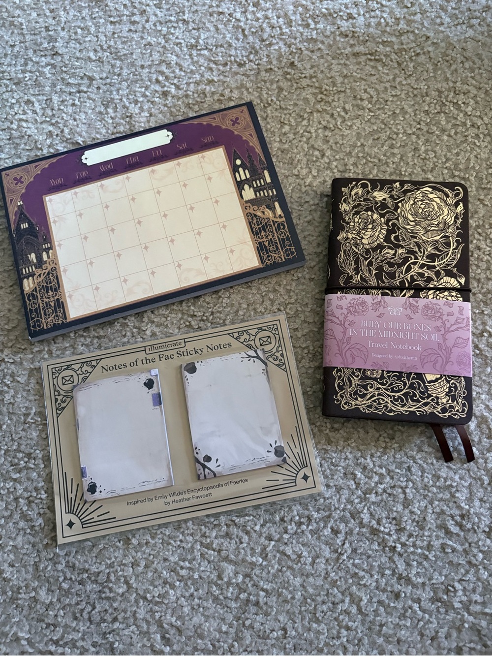 FairyLoot Bury Our Bones in the Midnight Soil travel journal &  illumicrate item